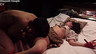 can this busty japanese beauty handle intense cunnilingus until she convulses in orgasm? her ahoge face screams yes!