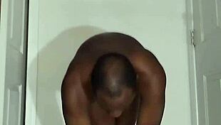 relaxing with banana eating, stretching, and pondering thankful words for thanksgiving holidays