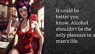 Faygrey caught by the bounty huntress faye valentine and turned into a public whore joi sissification analdestruction sissygasm ice humiliation domination