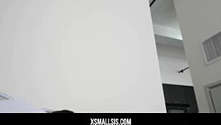 training my nerdy stepsister aidra fox to love cock