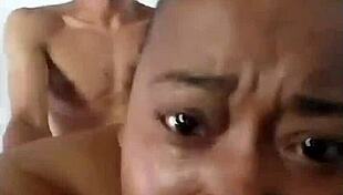 Chubby Married Woman Gives A Sensual Bath To Her Husband In The Bathroom.