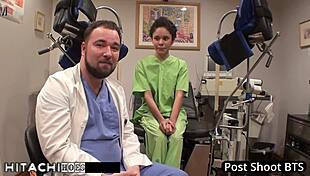 freshman gets mandatory hitachi orgasm from nurse sandra chappelle