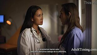 asian doc fingers lesbian nurse to hide hospital scandal