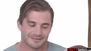 hot blonde teen gets railed by lucky hubby while milf rubs one out 😈🔥