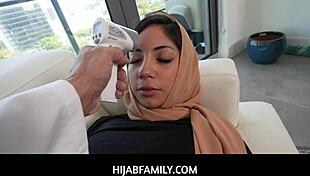 omg fasting muslim ozzy sparx in hijab goes naughty DEEPTHROAT on cock for ramadan relief 😈🍆