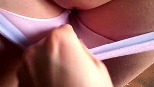 Milk in wet student panties in abandoned house for money?