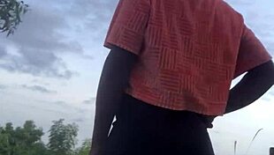 Hey check crazybitch twerking half naked right in forest middle!