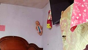 Man, I shot a rich cumshot all alone in my step mother-in-law's room