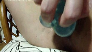 Masturbation with dildo
