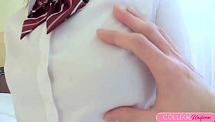 Riko Maski schoolgirl learns deep lessons from counselor's thick cock