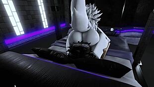 pounding this furry roblox slut's wet holes hard!!