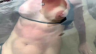 Stranger feeds my cum to fish on the beach in public