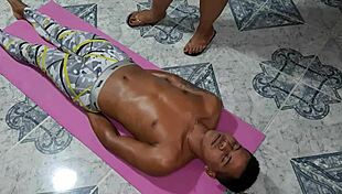 whoa this hot mature colombian mommy in panties seduces her young stepson real taboo style 🔥👅