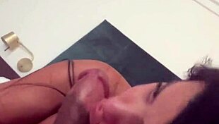 yo check this homemade blowjob turning into rough creampie sex