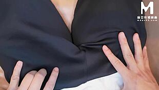 i couldn't resist inviting my cute landlady over for wild asian sex