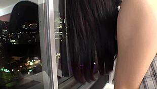 19yo japanese student huge natural tits lotion service