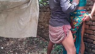 Desi Wife Teases Neighbors for Outdoor Hardcore Pounding