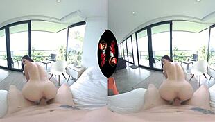 18yr latina teen blasts her first vr porn shoot hard