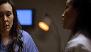 asian doc fingers lesbian nurse to hide hospital scandal