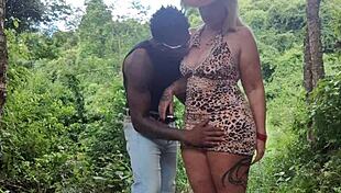 tourist rams tiffany's tight ass with huge anaconda publicly