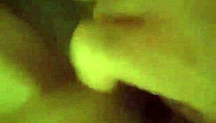 Wife spreads tight pussy and ass for hard toy fucking and deep penetration