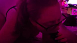 Do you see how she worships that big black cock with her throat?