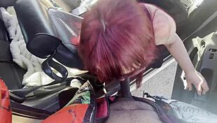 Old Teacher Sucks Me Off In Public! 👅🚗