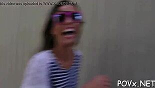 Cute teen slut begs for rough hardcore POV pounding in free session