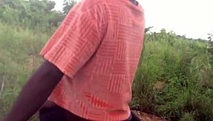 Hey check crazybitch twerking half naked right in forest middle!