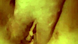 Wife spreads tight pussy and ass for hard toy fucking and deep penetration