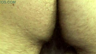 Mature One-Legged Woman with Hairy Pussy Fucked Doggystyle Cumshot on Sofa