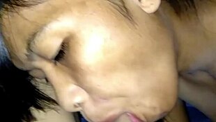 Pretty shaved student slut loves sucking cock and tight pussy orgasms