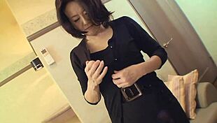 Asian Brunette Junko Sakashita Got So Excited By A Guy That She Showed Her Boobs On The Street