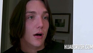 hijab teen virgin lost in lust lets arab stranger thrust her big tits!