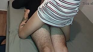 This horny Colombian girl rides my big cock to avenge her husband. Why?