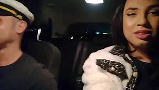 trans brazilian captain pia unloads cum on ass after car anal fuck