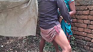 Desi Wife Teases Neighbors for Outdoor Hardcore Pounding