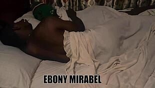 Ebony housewife sneaks out at night craving massive cock she can't handle