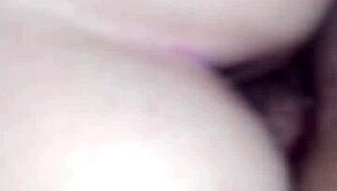 bold anal pounding while she chats ex