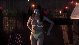 Jack Frost 2 Features Sexy Skinny Asian Babe Skinnydipping Nude by the Pool in Steamy Display.