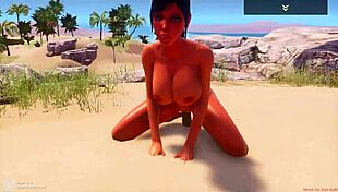 serenia goes wild solo fingering big ass and tits