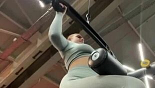 i went crazy fucking that bbw teen in the gym public