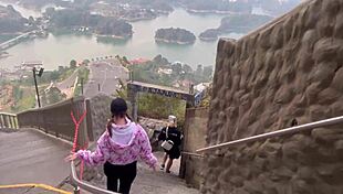 Colombian wife bends over for epic blowjob then rides cock doggystyle in Guatape