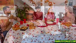 lucky stud licks and fucks horny redhead stepsisters arietta adams cherry fae in nasty threesome