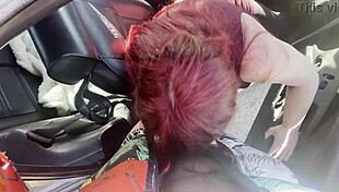 Old Teacher Sucks Me Off In Public! 👅🚗