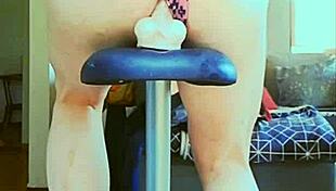 tranny veronica babe trains her ass with toys in roleplay