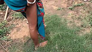 Desi Wife Teases Neighbors for Outdoor Hardcore Pounding