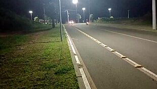 trans brazilian captain pia unloads cum on ass after car anal fuck