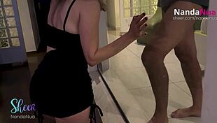 Interactive Motel: Guy Eats and Cums in Ass Dripping to Pussy, Fucks Raw While Cuckold Watches.