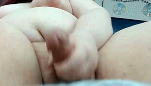 Tranny bbw teen spreads legs masturbates solo shemale crossdressing